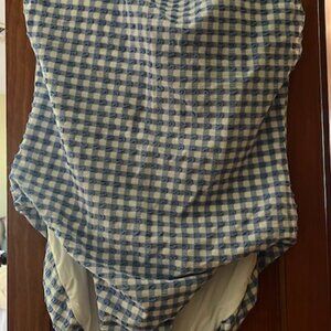 Red Carter Periwinkle Swimsuit, ready for those Sunny winter trips!